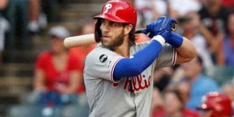 【MLB】ハーパーは移籍に後悔なし　古巣はリーグ初優勝＆WS進出も「ジェラシーは良くない」