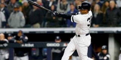 【MLB 優勝決定S】勝ち越し3ランのヤ軍ヒックス、自画自賛の一打　「ボールの内側にバットを…」