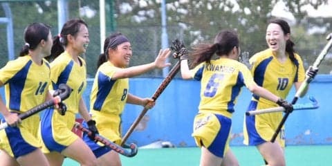 【陸上ホッケー部女子】　天理大から創部初の２得点でインカレへ弾みつける！