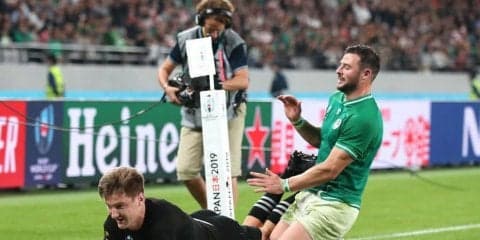 ニュージーランド46-14で準決勝進出！アイルランドから7トライで3連覇へ一歩前進