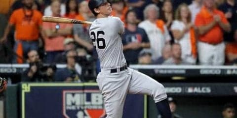 【MLB 優勝決定S】崖っぷちヤンキース、ルメイヒューが同点2ラン　あと2死で終戦から起死回生弾