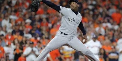 【MLB 優勝決定S】チャップマンは「怖気づいた」　終戦サヨナラ被弾→笑み、米酷評「しくじった」