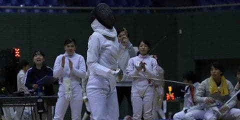 女子エペ団体準優勝！　インカレ出場を決める／関東学生選手権