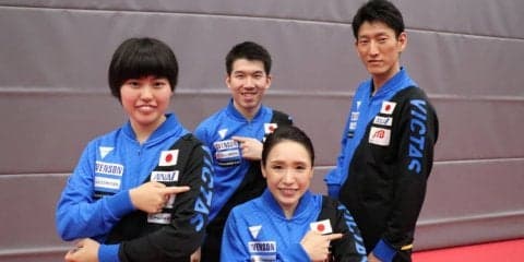 パラ卓球日本代表の公式ウェアに『VICTAS』が決定