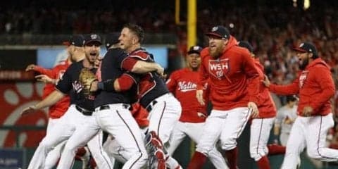 ナショナルズに「歴史は味方しない」　MLB公式が4連勝での優勝チームのWS戦績を紹介