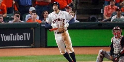 【MLB】ア軍スプリンガーがWS記録の5試合連続本塁打　ド軍との2017年WS第4戦から継続