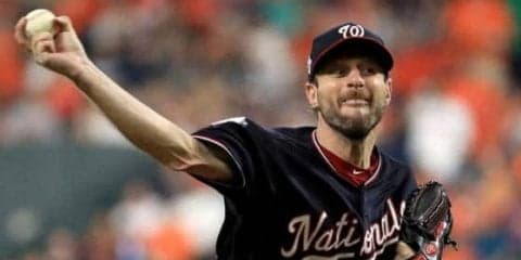 【MLB WS】シャーザーが5回2失点の粘投でナショナルズ先勝　指揮官は称賛「試合を作ってくれた」