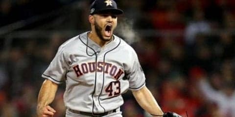 【MLB】ヤ軍ファンから“ビール被害”のファンがWS観戦　ア軍右腕がまさかのプレゼント