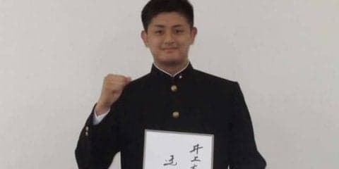 西武、最速152キロ右腕・ドラ6井上に指名挨拶　渡辺GM期待「まだまだ球速は速くなる」