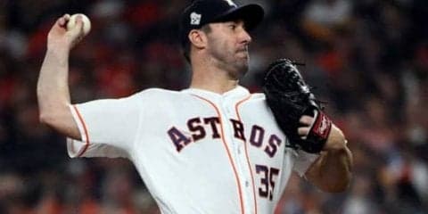 【MLB WS】バーランダーのもの凄いずっこけ動画が話題　送球を足に当てる「ある意味ベストプレー」