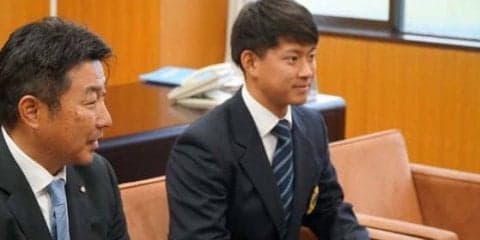 ヤクルトが2位の日体大・吉田に指名挨拶　プロ実感も…次は「教育実習」