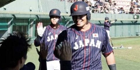 侍J鈴木、“輝星撃ち”4番弾「四球でも何でもいい」　稲葉監督は打順継続宣言