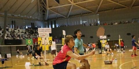 【バドミントン部】３部から全国へ、いざ出陣！小田原城の麓で、若武者たちが大暴れ