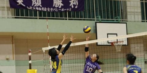 【女子バレーボール部】　笑顔で掴んだ勝利　入れ替え戦出場決定！