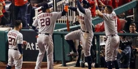 【MLB WS】アストロズがチリーノスのソロ弾などで雪辱　ナ軍はPS8連勝でストップ