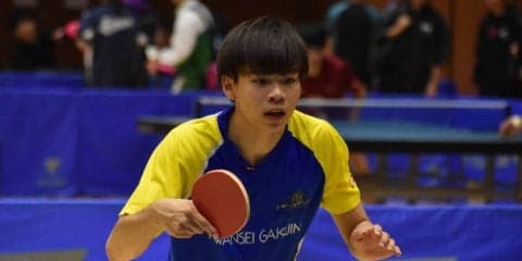 【卓球部】全日学、格上相手に食らいつくも４回戦で全員敗退