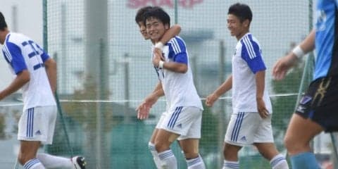 【サッカー部男子】　攻撃陣の２得点で逆転に成功！　びわスポ大から貴重な勝ち点３