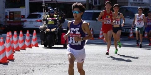 手嶋が日本人４位の力走　主力を欠く中２年連続で箱根路へ/東京箱根間往復大学駅伝競走予選会   