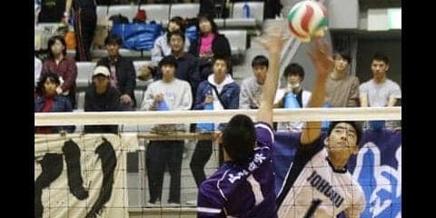 【春高バレー】山形県予選決勝、男子は山形城北ＶＳ山形南、女子は山形商ＶＳ米沢中央