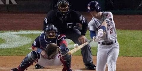 【MLB WS】第4戦はアストロズが初回に2点先制　2番アルトゥーベから怒涛の4連打