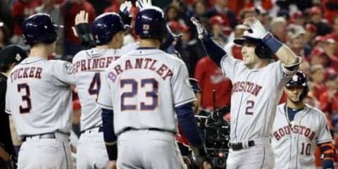 【MLB WS】アストロズが圧勝で2勝2敗のタイに　チリノス2戦連続弾＆ブレグマン満塁弾