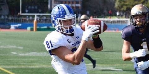 【アメリカンフットボール部】 長い均衡破り関大に粘り勝ち