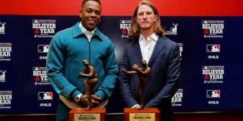 【MLB】最優秀救援投手にチャップマンとヘイダー　初選出のヤ軍左腕「やっと受賞できた」