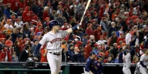 【MLB】ア軍主砲が適時打＆満弾　WSの1試合5打点以上はア・リーグでは09年松井秀喜氏以来