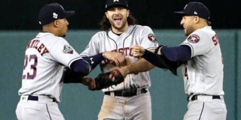 【MLB WS】アストロズ、2連敗からの連勝で世界一確率100％!?　過去のデータが後押しに