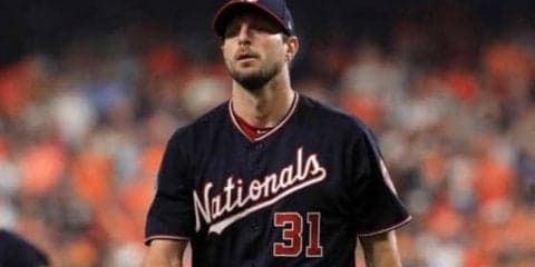 【MLB WS】首痛で先発回避のシャーザー、アクシデントに落胆　「今回はどうすることもできない」