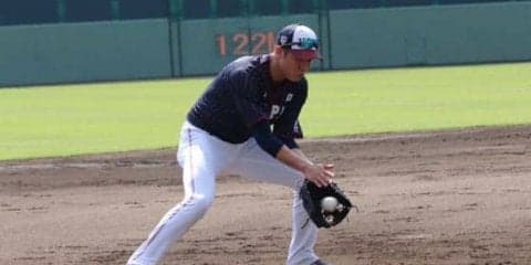 坂本勇にサード起用プラン　沖縄合宿スタート、シートノックで松田宣と三塁守る