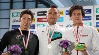溝畑　100メートル個人メドレーで表彰台入り／日本選手権（25m）