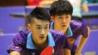 男女ダブルスベスト4出揃う　宮本/田原は昨年王者ペア撃破＜卓球・全日学2019＞