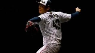 侍Jオリ山本がブルペン投球　稲葉監督と建山投手コーチが観察「相変わらず力強い」