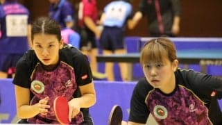 青山学院大・熊中/三條、女子ダブルス優勝　「練習が自信につながった」＜卓球・全日学＞