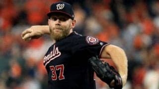 【MLB WS】ストラスバーグ、史上3人目の同一PS5勝目の偉業　過去2人はどちらも世界一