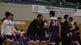 前半のリードを守り切れず　大東大に73－79で敗北　／関東大学１部リーグ戦