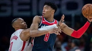 八村塁が初の3ポイントシュート成功＆20得点超えもハーデンに59得点を許し惜敗