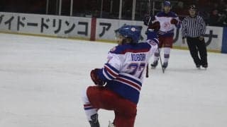 [アイスホッケー]ＦＷ小堀がハットトリック達成！７－１で日体大に勝利！