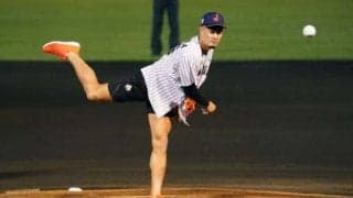 ラグビー日本代表・田村の120キロ完璧投球にどよめき　侍J初戦で始球式「100点です」