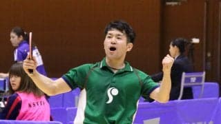 専大・及川「率直に嬉しい」2連覇達成　女子は中大・森田が初優勝＜卓球・全日学＞