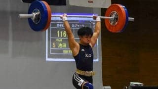 【重量挙部】 初日は結果振るわず