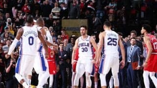 奇跡の逆転勝利を収めたシクサーズ、アイバーソンのMVPシーズン以来の開幕5連勝