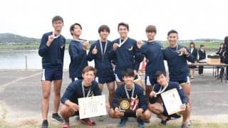 【ボート部】 新人男子エイトが接戦制し優勝！