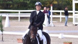 【馬術部】 馬場馬術競技が終了 あす最終日