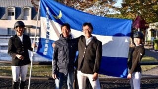 【馬術部】 全学総合団体７位 ４年生は引退
