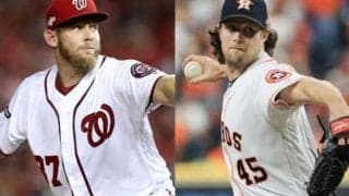 コール、ストラスバークの年俸は35億円超!?　MLB元GM予測「投手最大の契約結ぶ」