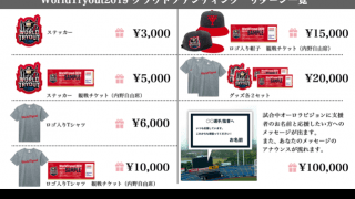 清原和博が監督の「WorldTryout2019」が選手の支援を目的にクラウドファンディング実施