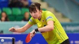 早田ひな、嬉しい優勝　チャレンジシリーズ今年5勝目＜卓球・ベラルーシオープン＞