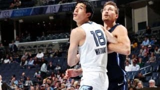 グリズリーズ渡邊雄太が今シーズンNBA初出場、短いプレー時間で4得点とアピール